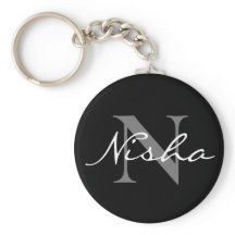 Chaveiro de Na moda preto Elegante