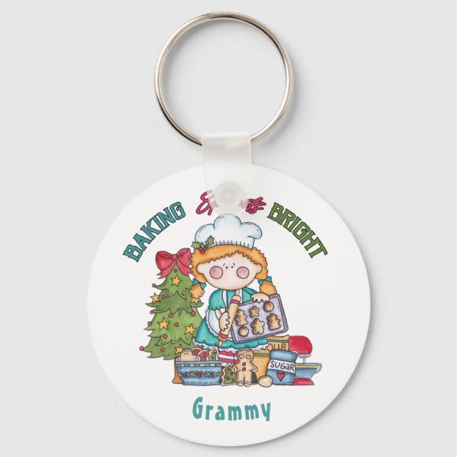 Chaveiro de Natal da Avó Bonita (Frente)