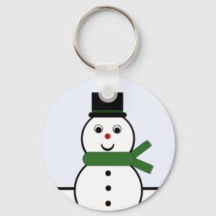 Chaveiro de Natal de Snowman