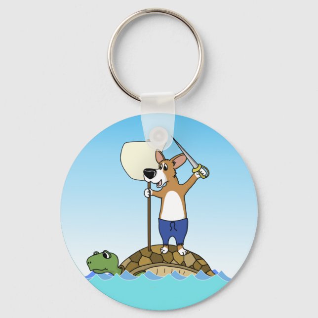 Chaveiro de navegação de Corgi (Frente)