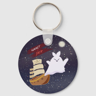Chaveiro de Navio Fantasma Assustador de Halloween