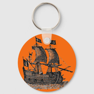 Chaveiro de navio pirata