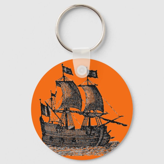 Chaveiro de navio pirata (Frente)
