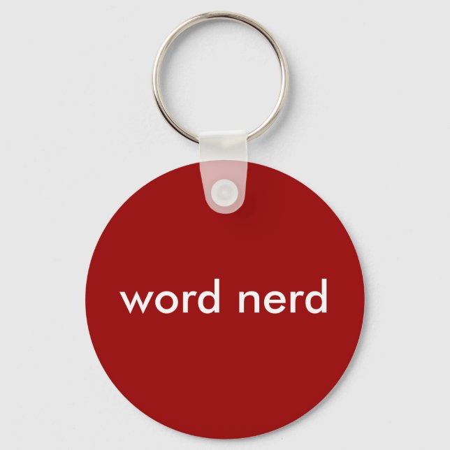 Chaveiro de Nerd do Word (Frente)