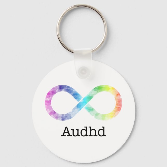 Chaveiro de neurodiversidade Audhd (adhd e autista (Frente)