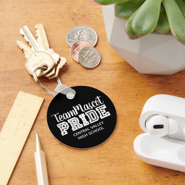 Chaveiro de Nome do Mascot do Orgulho Escolar Negr (Mesa)