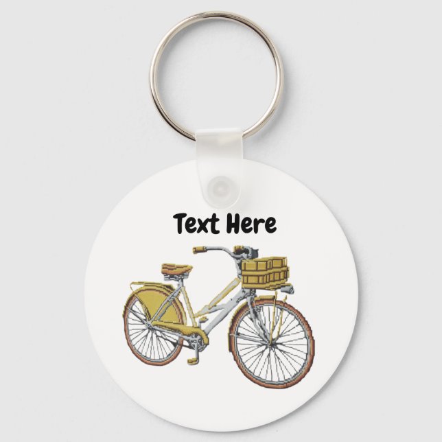 Chaveiro de NOME Personalizado Bicicleta (Frente)