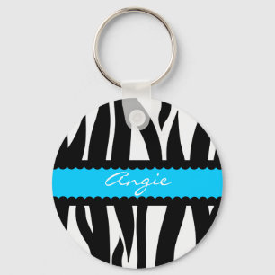 Chaveiro de Nome Personalizado Padrão de Faixa Ze