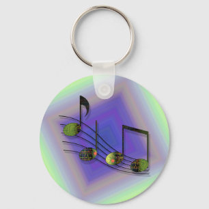 Chaveiro de Notas de Dubstep