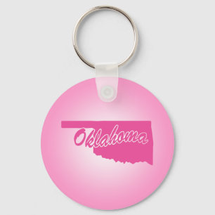 Chaveiro de Oklahoma State Rosa