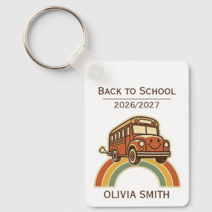 Chaveiro de Ônibus de Volta à Escola