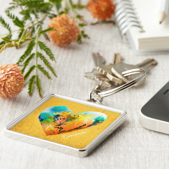 chaveiro de ouro de grafite (Lateral)