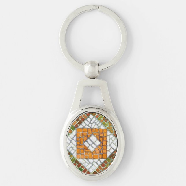 CHAVEIRO de Oval MOSAIC AUTUMN (Frente)