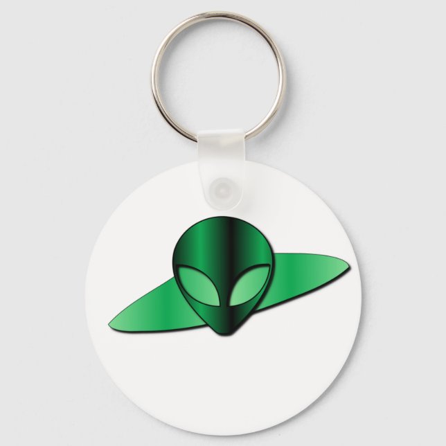 Chaveiro de OVNI de alienígena (Frente)