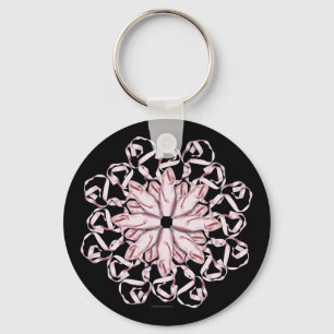 Chaveiro de padrão do Balé (rosa)