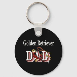 Chaveiro de papai golden retriever