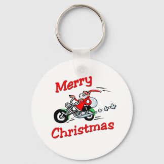Chaveiro de Papai noel de motocicletas
