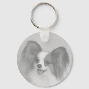 Chaveiro de Papillon Headstudy