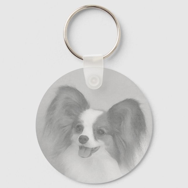 Chaveiro de Papillon Headstudy (Frente)