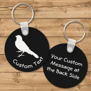 Chaveiro de pássaro canário