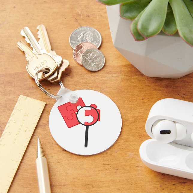 Chaveiro de peças quebra-cabeça (Criador carregado)