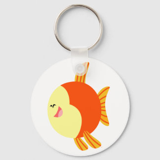 Chaveiro de Peixe de Cartoon de Corte
