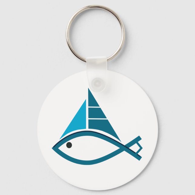 chaveiro de peixe-vela (Frente)