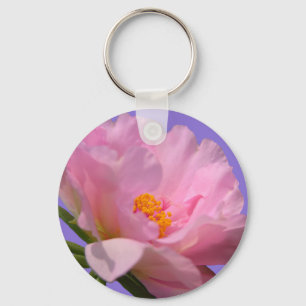 Chaveiro de Peony Rosa