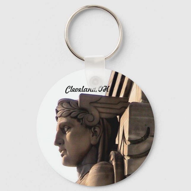 Chaveiro de Perfil de Guarda de Ponte (Cleveland) (Frente)