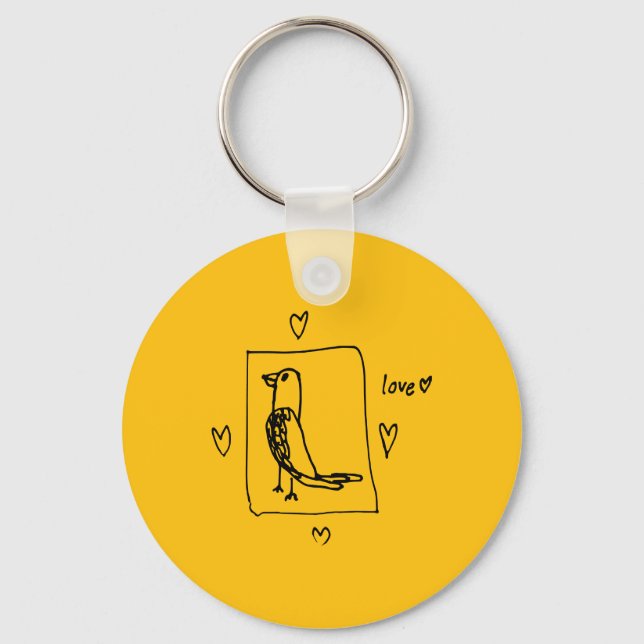 Chaveiro de periquito (Frente)