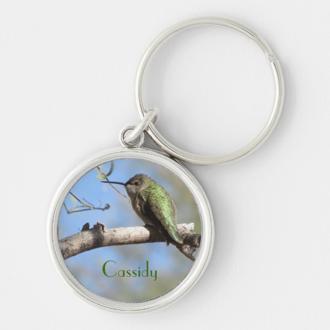 Chaveiro de Personalizable do colibri (Frente)