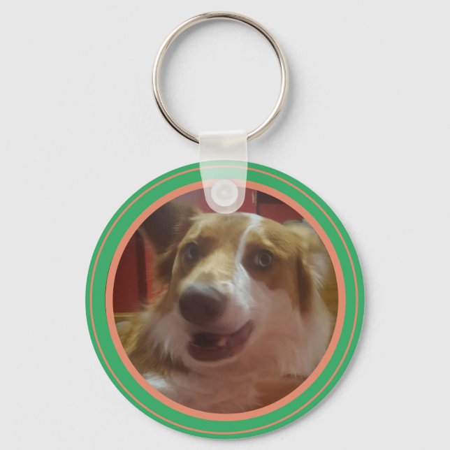 Chaveiro de Pet de Fotografia Personalizada (Frente)