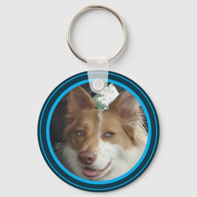 Chaveiro de Pet de Fotografia Personalizada (Frente)