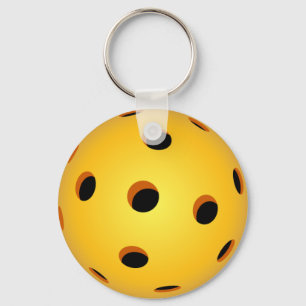 Chaveiro de Pickleball - Amarelo