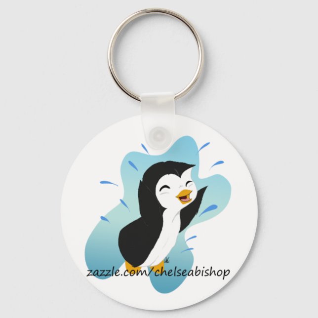 Chaveiro de pinguim (Frente)