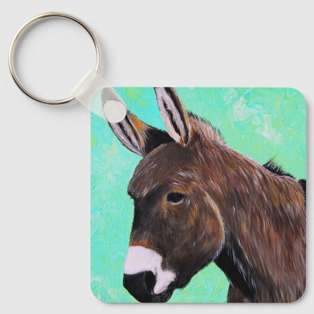 Chaveiro de pintura de burro (Frente)