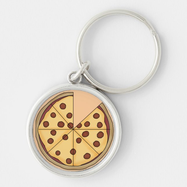 Chaveiro de pizza (Frente)