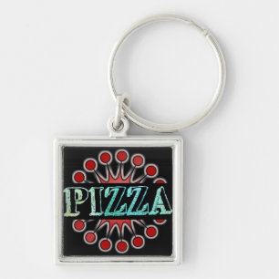 Chaveiro de pizza