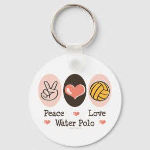 Chaveiro de Polo Aquático de Amor pela Paz