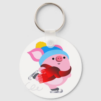 Chaveiro de Porte de Gelo de Cartoon