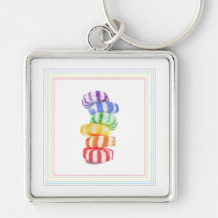 CHAVEIRO de Praça Premium CANDY RAINBOW