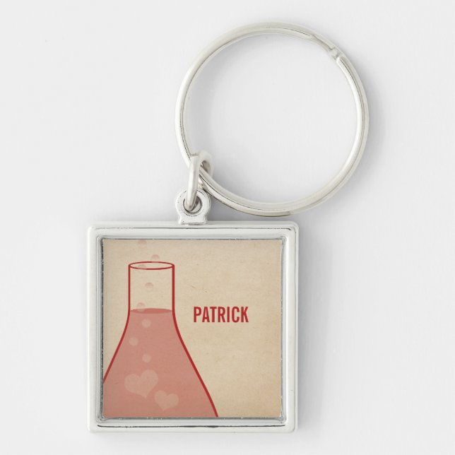 Chaveiro de Pré-colante Whimsical, Vermelho (Frente)