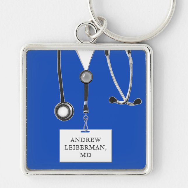 Chaveiro de Presente Médico Personalizado (Frente)
