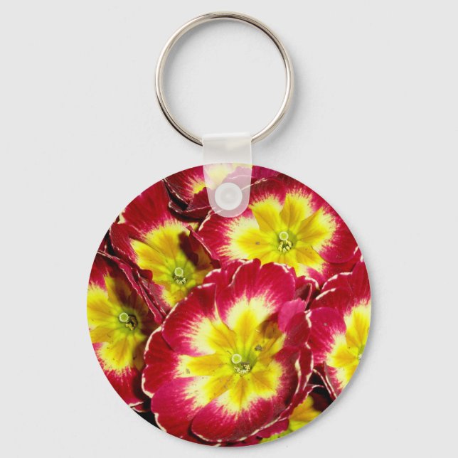 Chaveiro de Primrose Amarela (Frente)