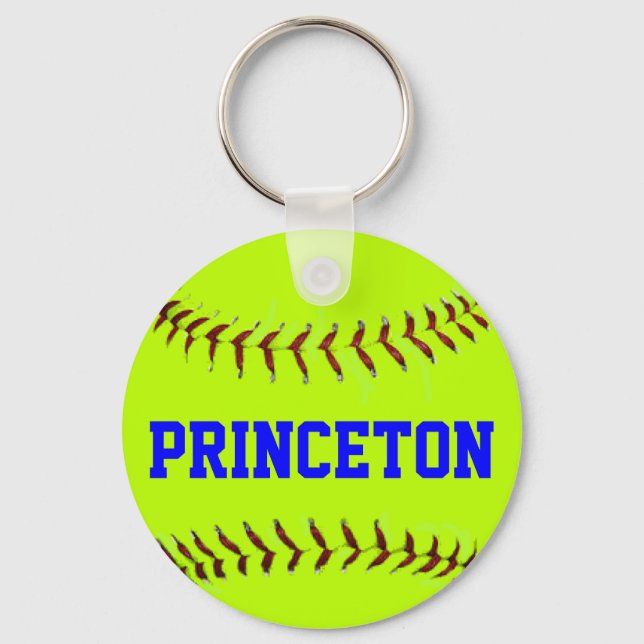 Chaveiro de Princeton Softball (Frente)