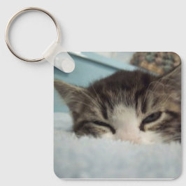 Chaveiro de Quadrado de Cheno Alumínio Sonolento