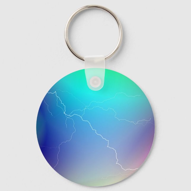 Chaveiro de Relâmpago com Cores Múltiplas (Frente)