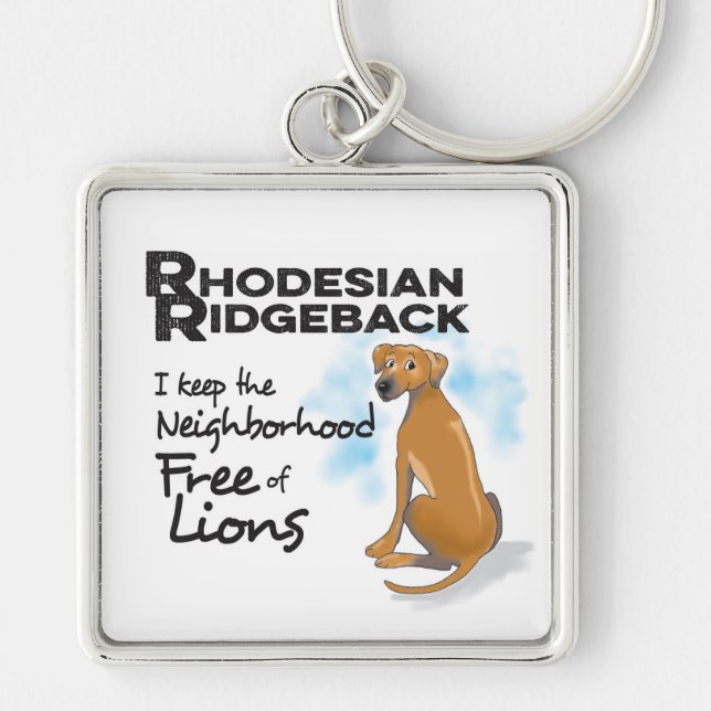 Chaveiro de Rhodesian Ridgeback (Frente)