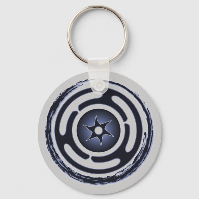 Chaveiro de roda (azul) do Hecate (Frente)