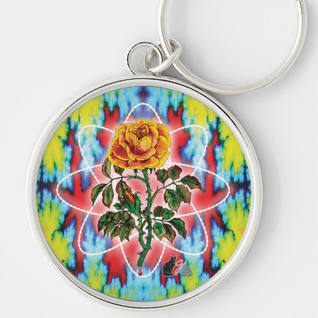 Chaveiro de Rosa de Rad (Frente)